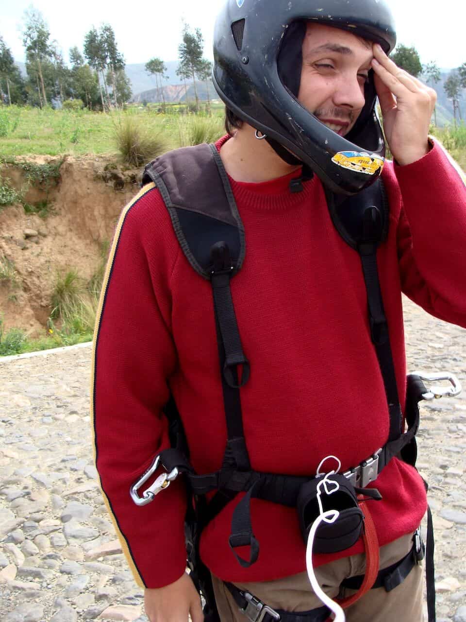 parapente, voyage