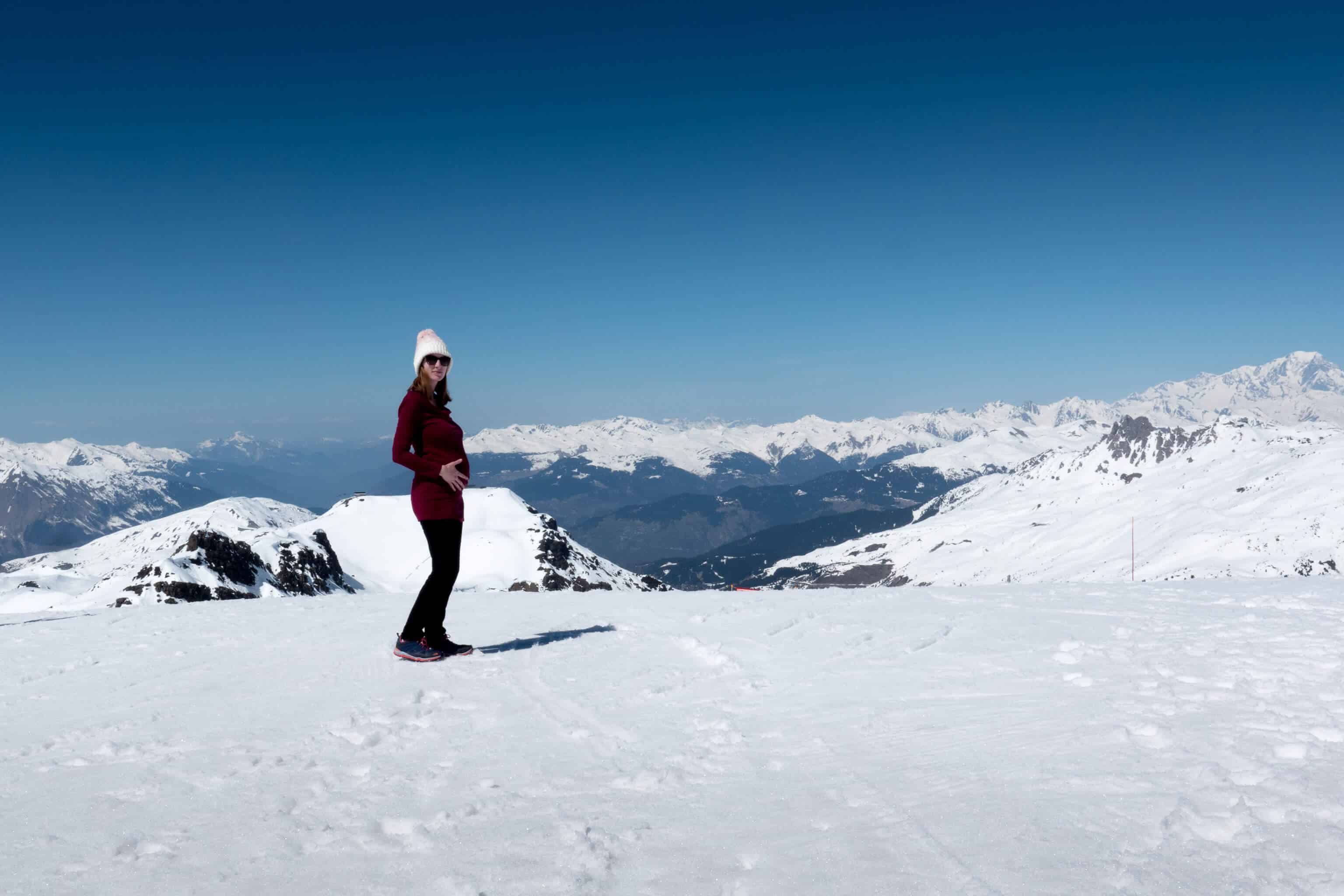 Alpes, Menuires, montagne, zen, ski, yoga, yogiski