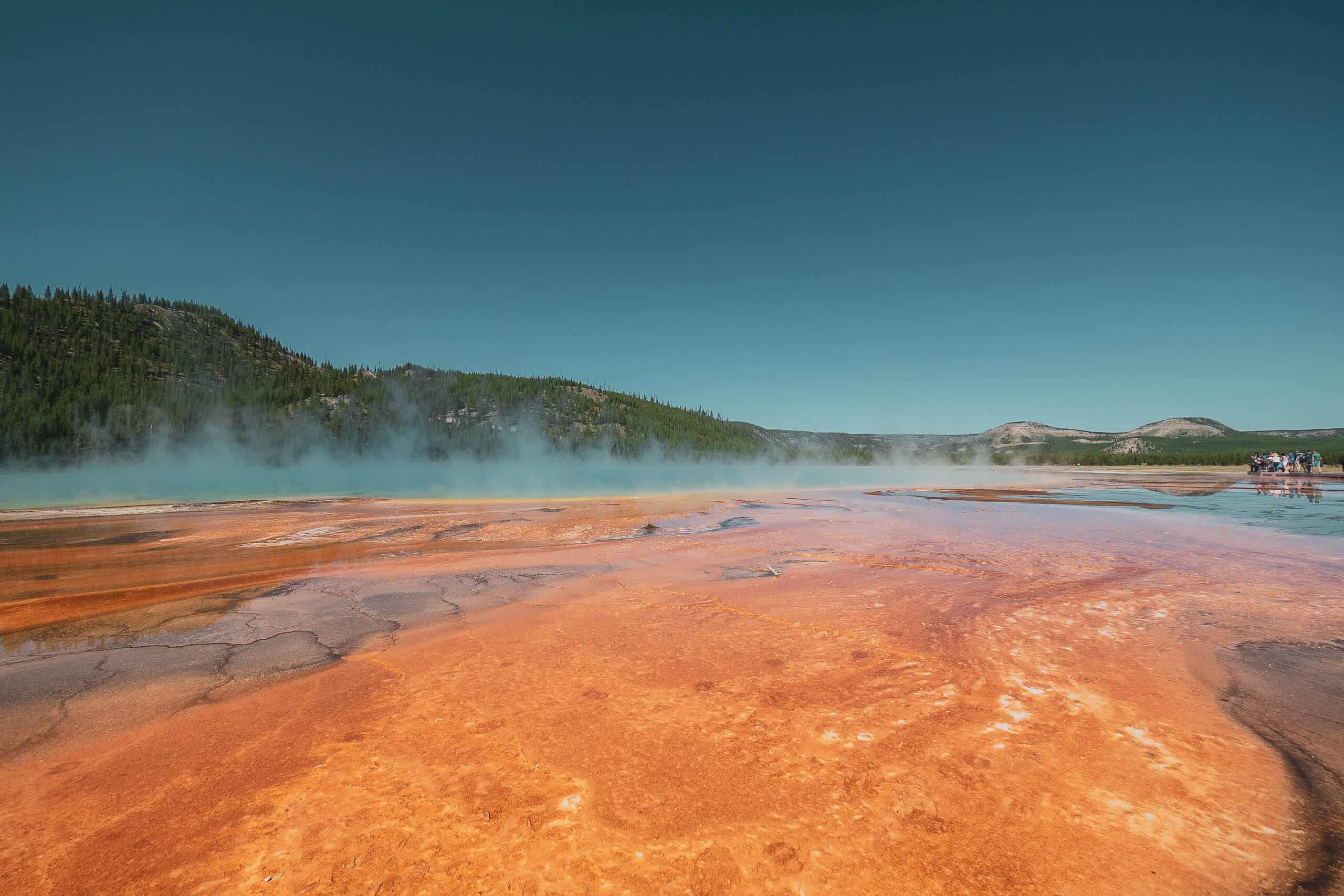 Yellowstone, Grands Parcs, parc national, réserve, nature, USA, Amérique, américain, animaux, roadtrip, visiter, voyage, conseils, Grand Prismatic Spring,