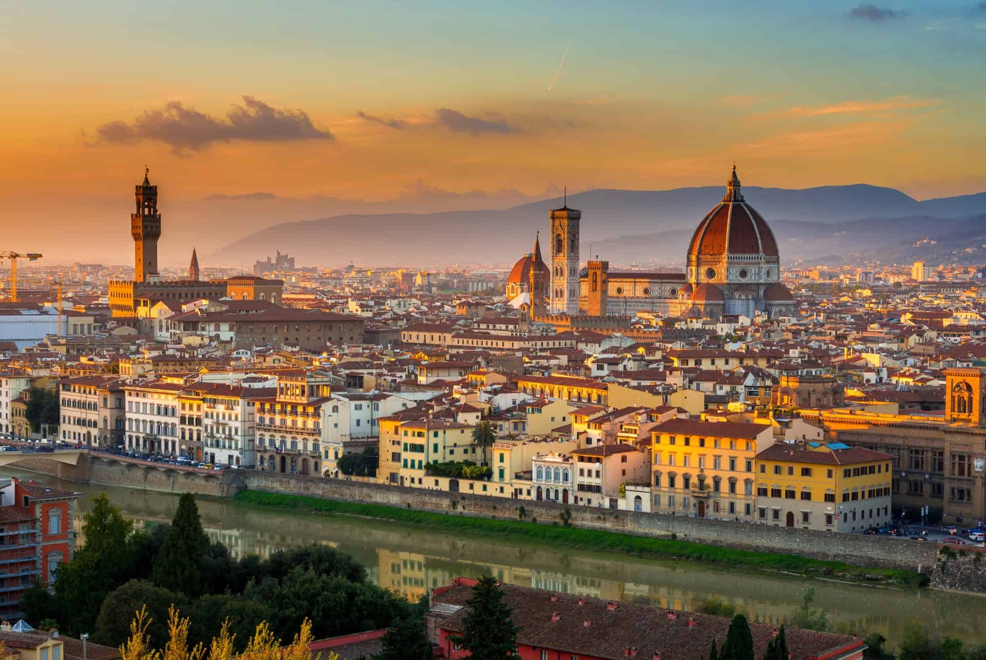 Coupe-file dôme et cathédrale de Florence