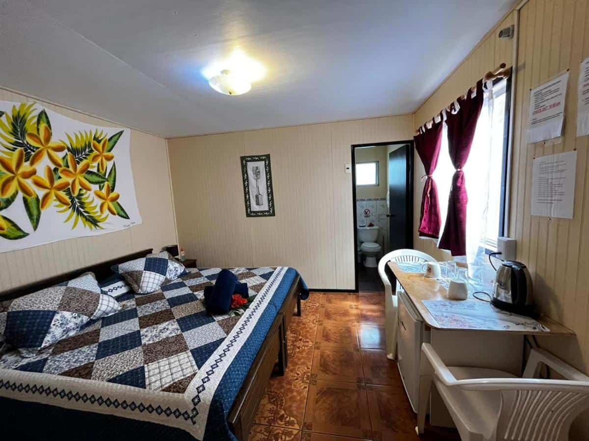 où dormir sur l'île de pâques camping hostal tipanie