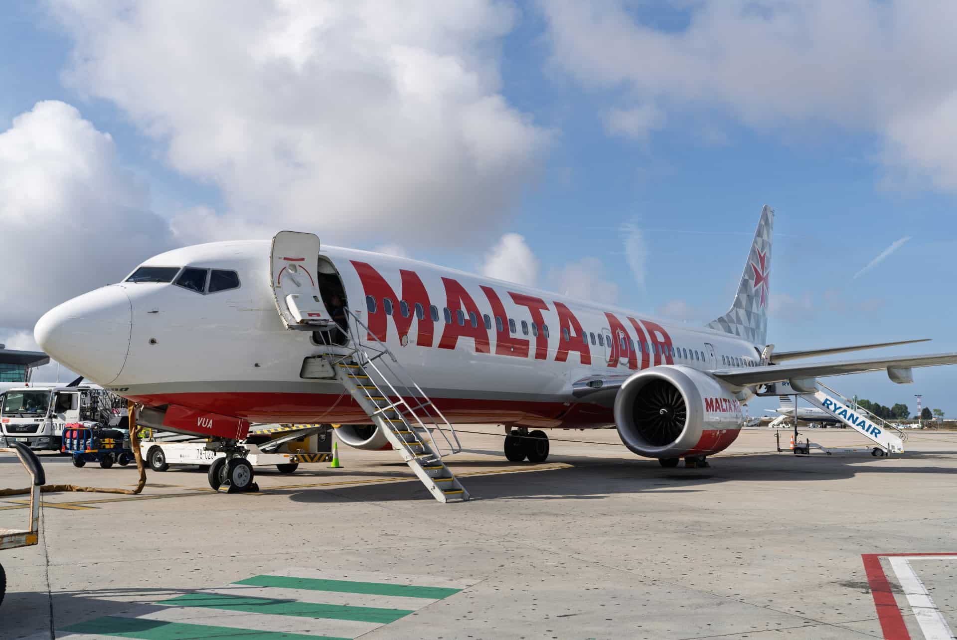 malte en octobre avion de la compagnie malta air