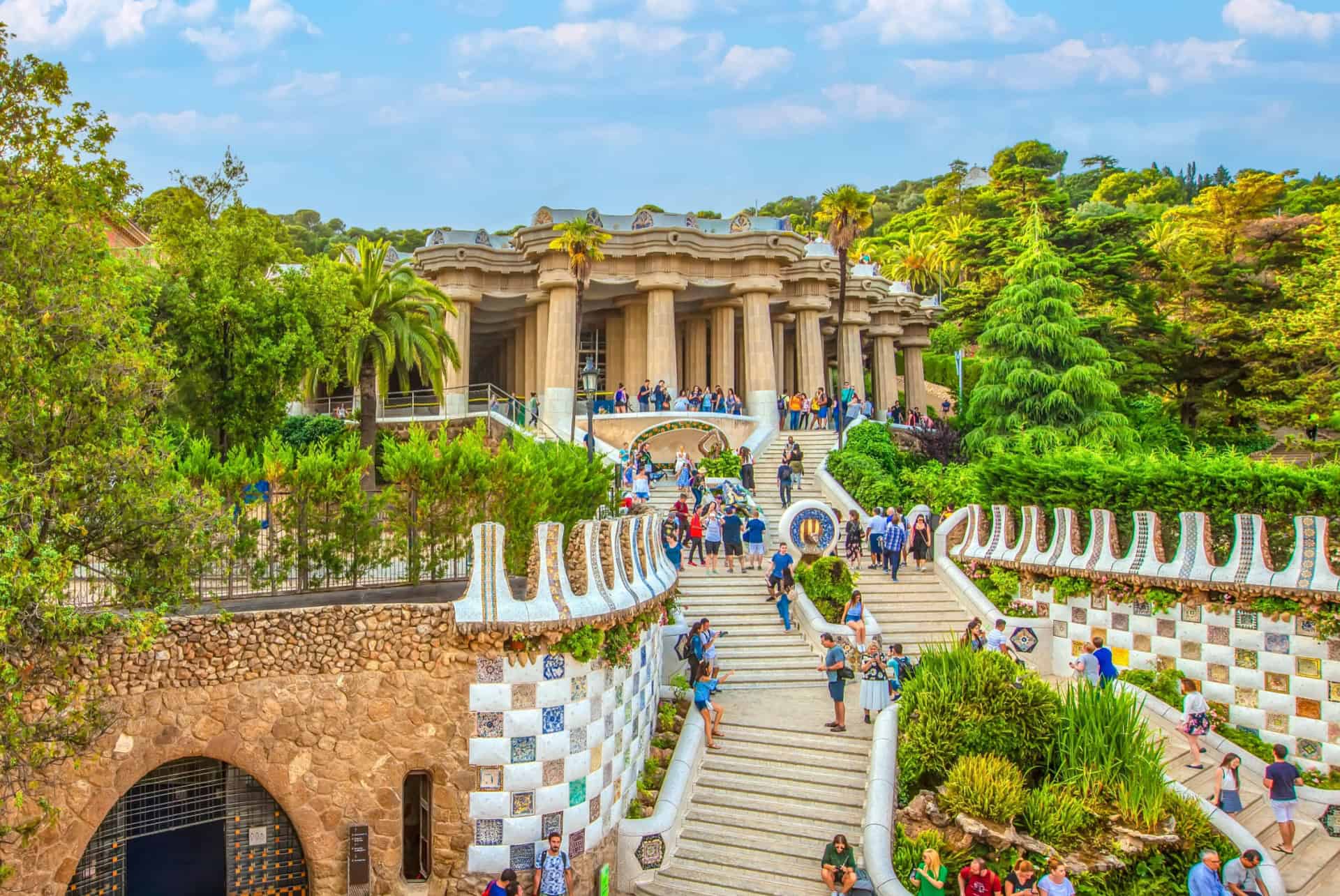 que faire en espagne parc guell