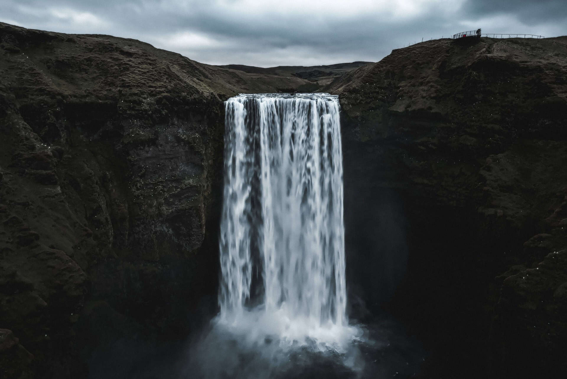 skogafoss cascades
