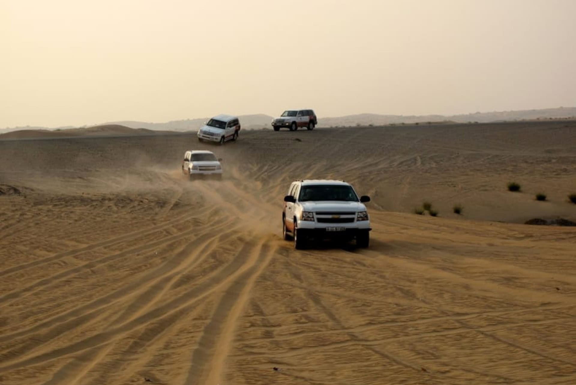 Circuit en jeep dans le désert