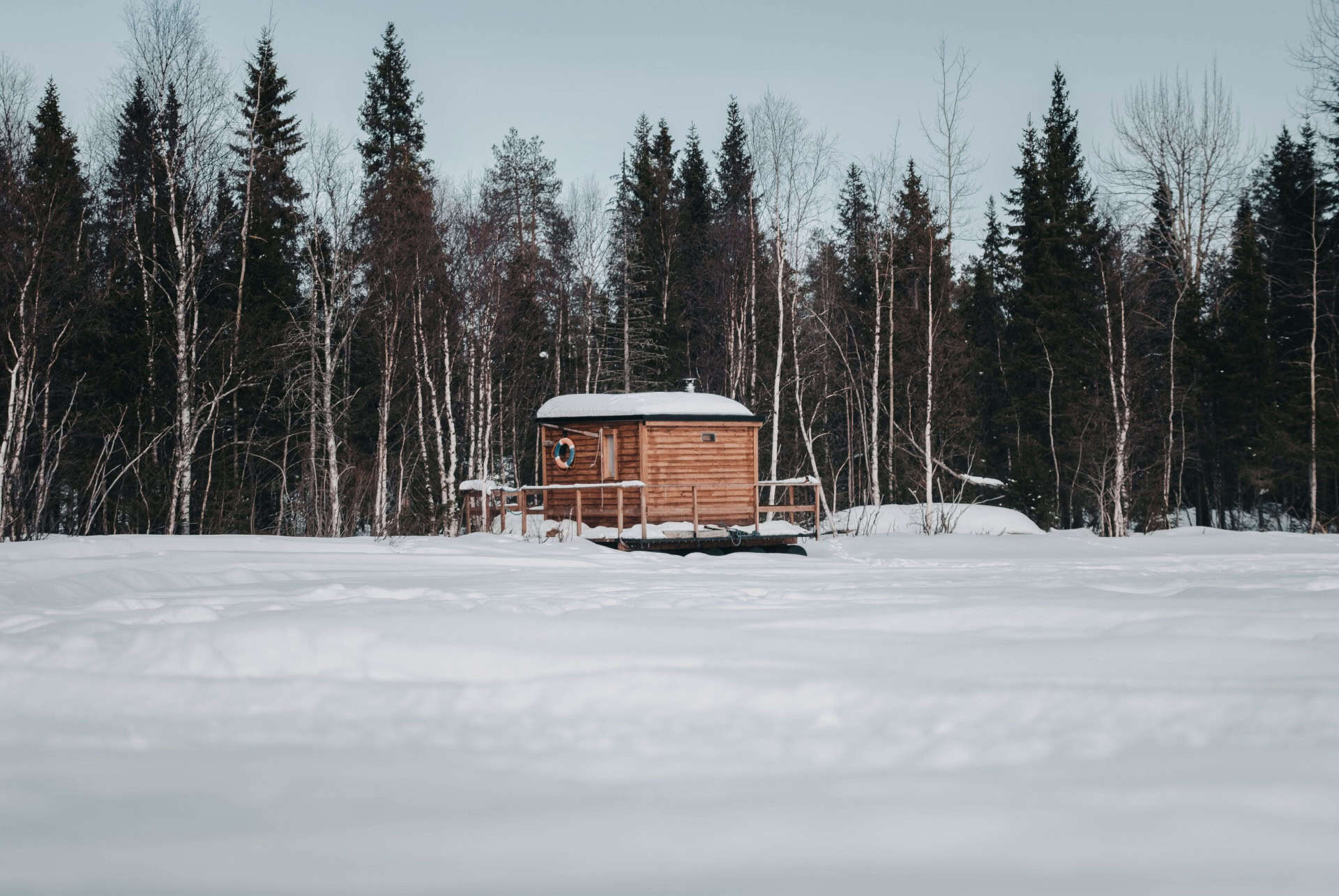 Visite du sauna finlandais et des bains de glace à Rovaniemi