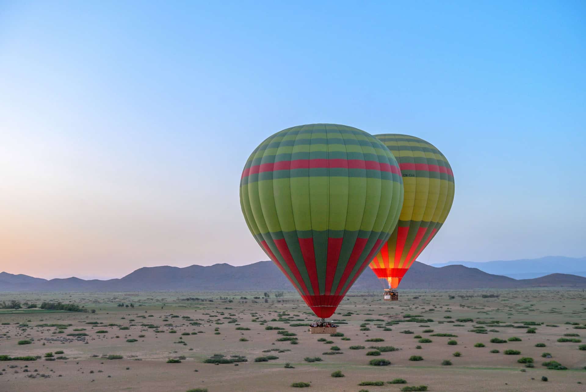 vol en montgolfiere marrakech