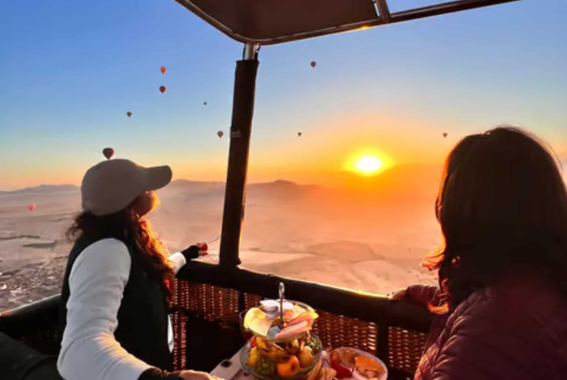 Vol en montgolfière et petit-déjeuner berbère