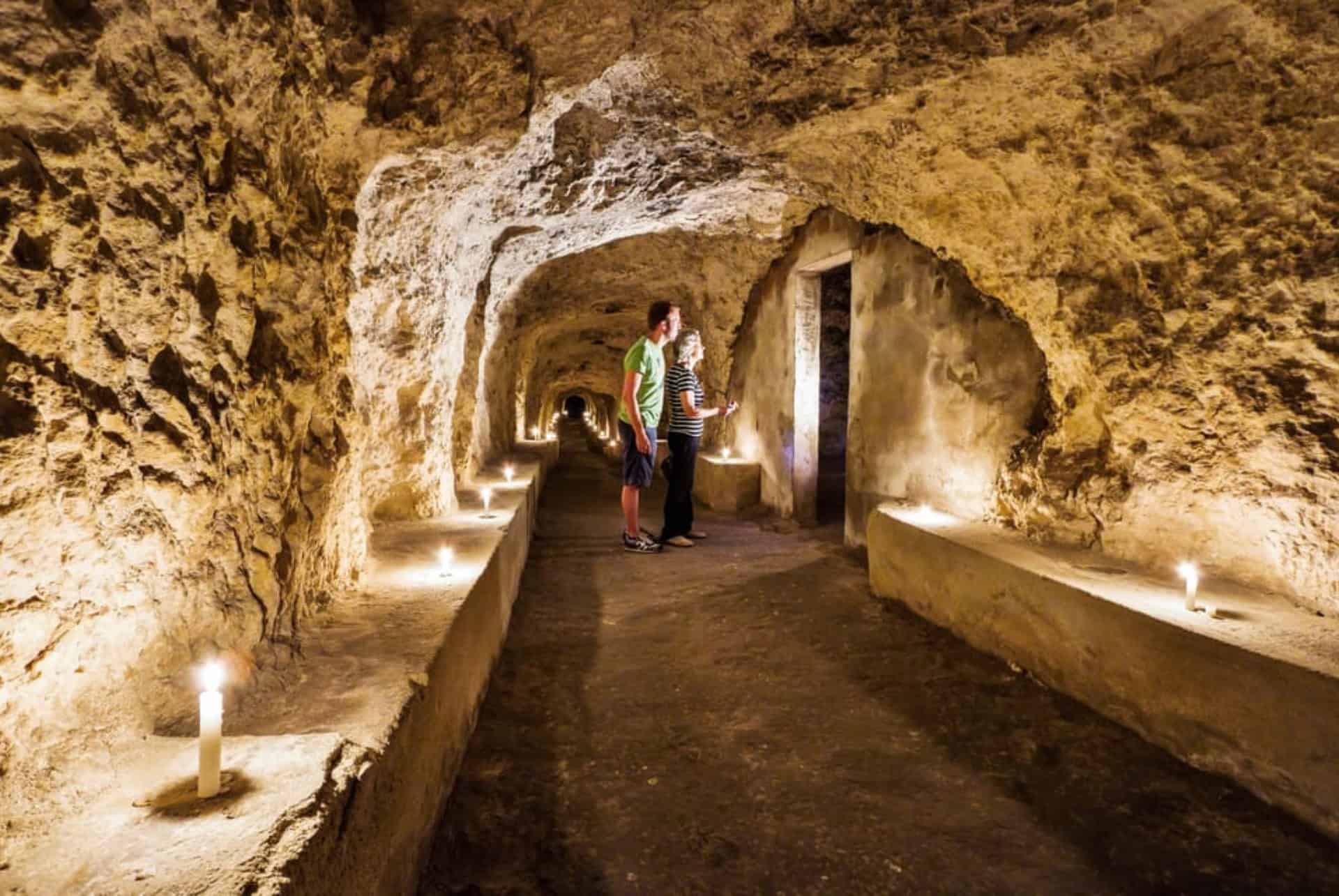 Visite guidée des souterrains