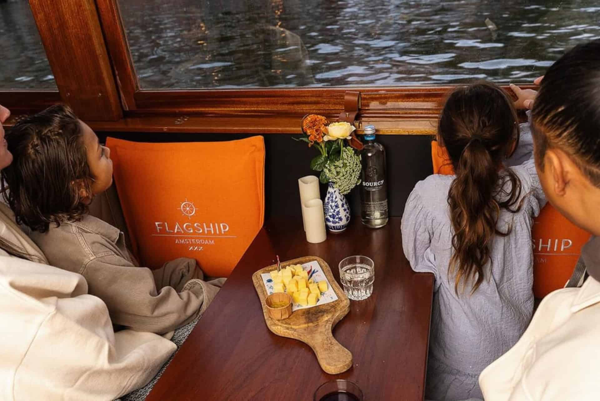 Croisière avec option fromage et vin