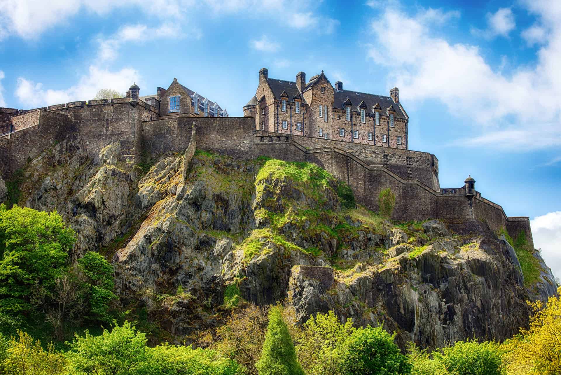 chateau edimbourg en juillet