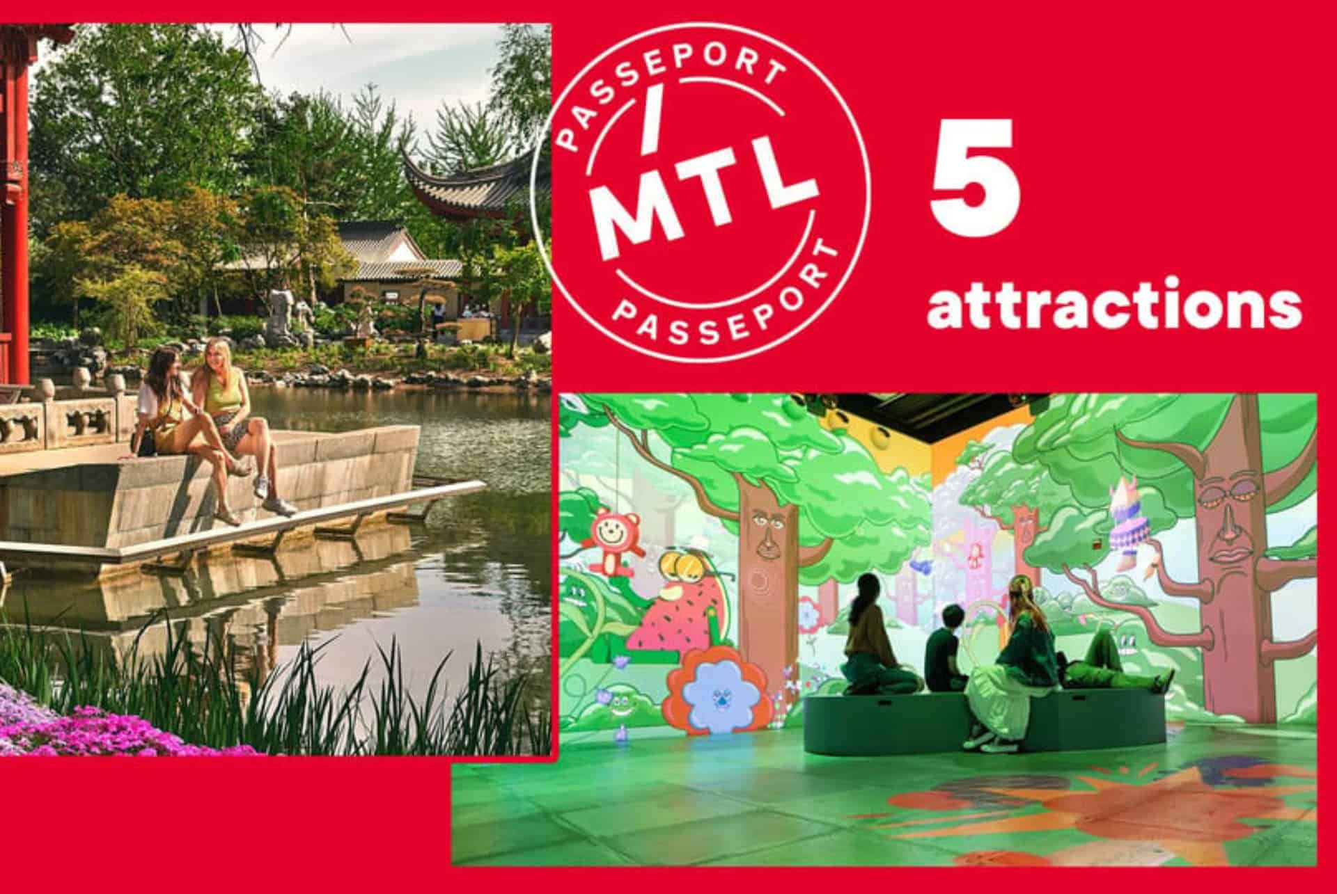Laissez-passer 5 attractions Montréal
