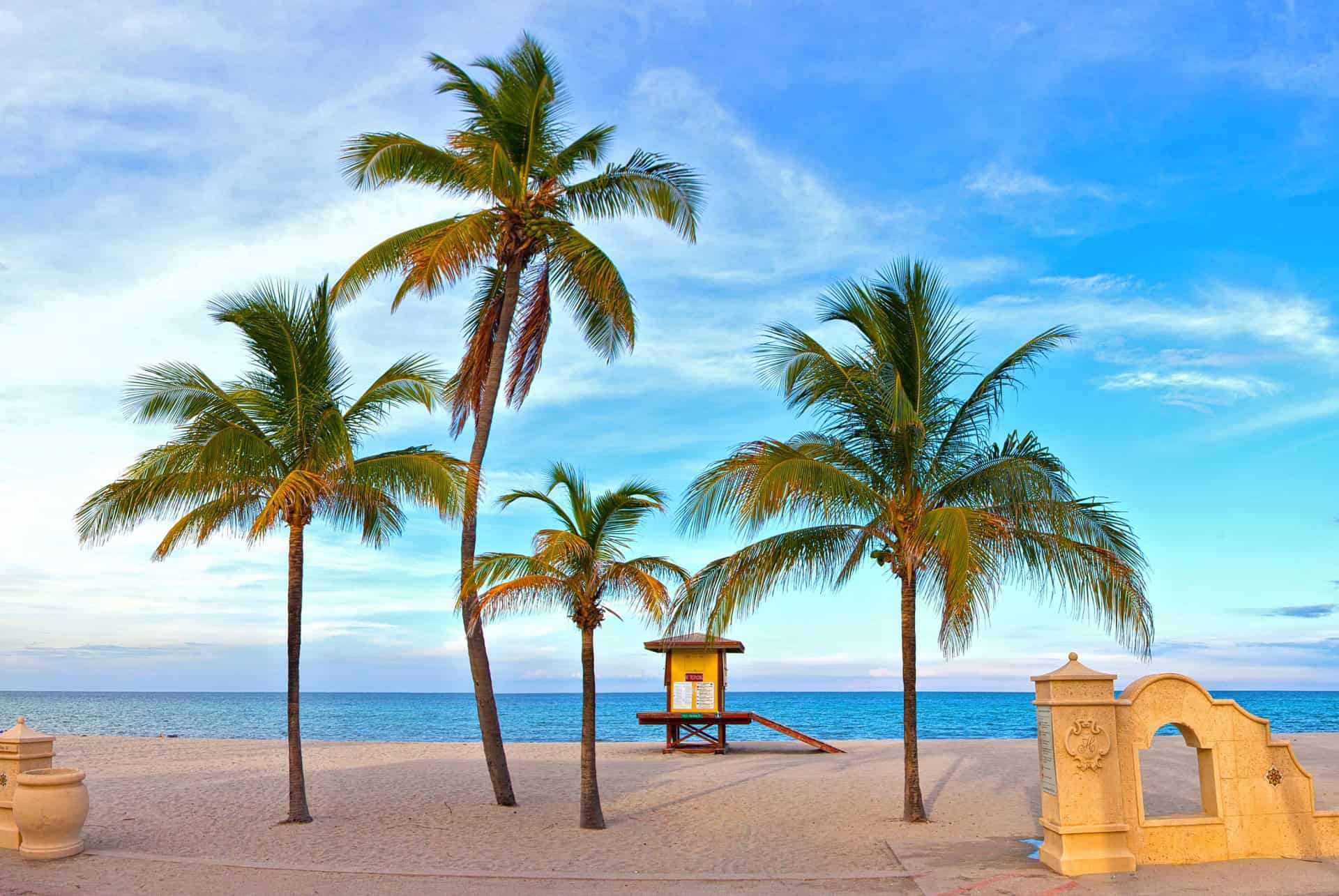 plus belles plages miami plage hollywood