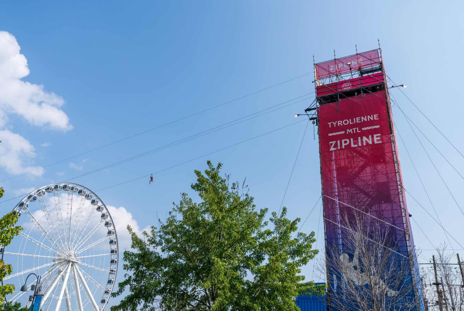 Billet pour la zipline urbaine