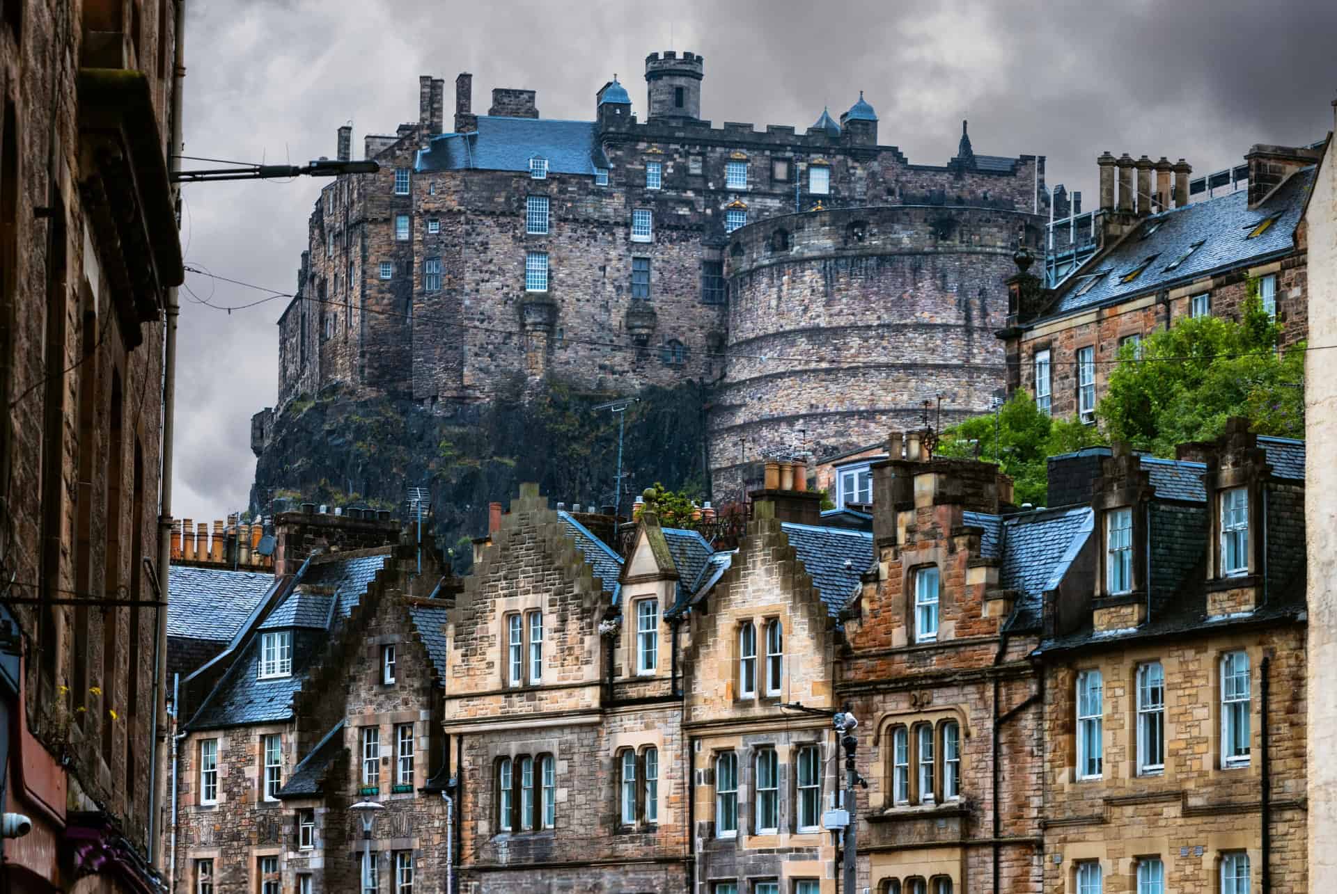 edimbourg en 2 jours vue sur le chateau