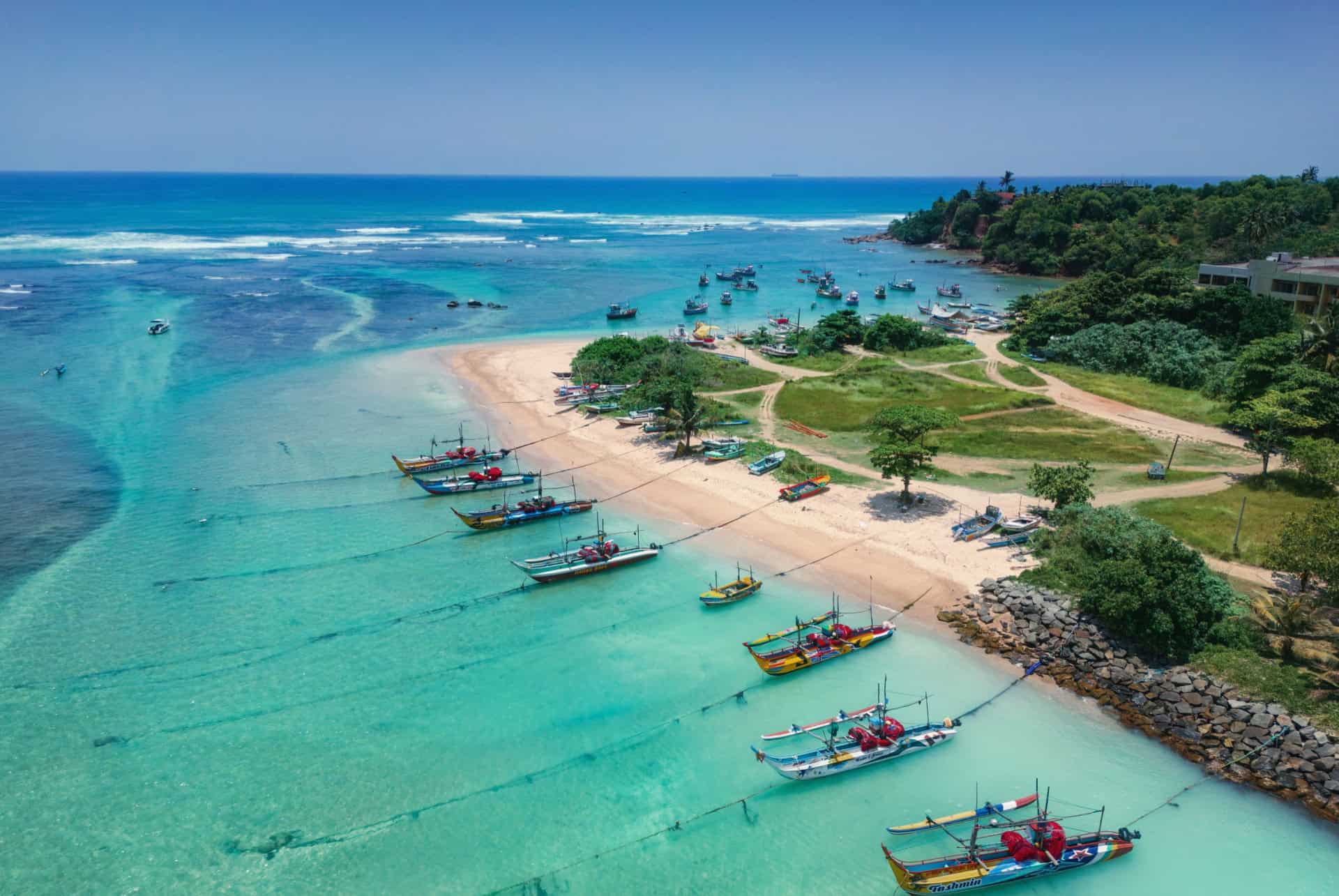 plage au sri lanka