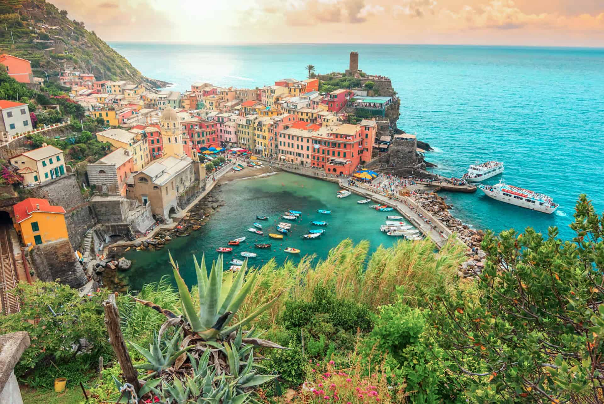 Excursion guidée et croisière aux Cinque Terre