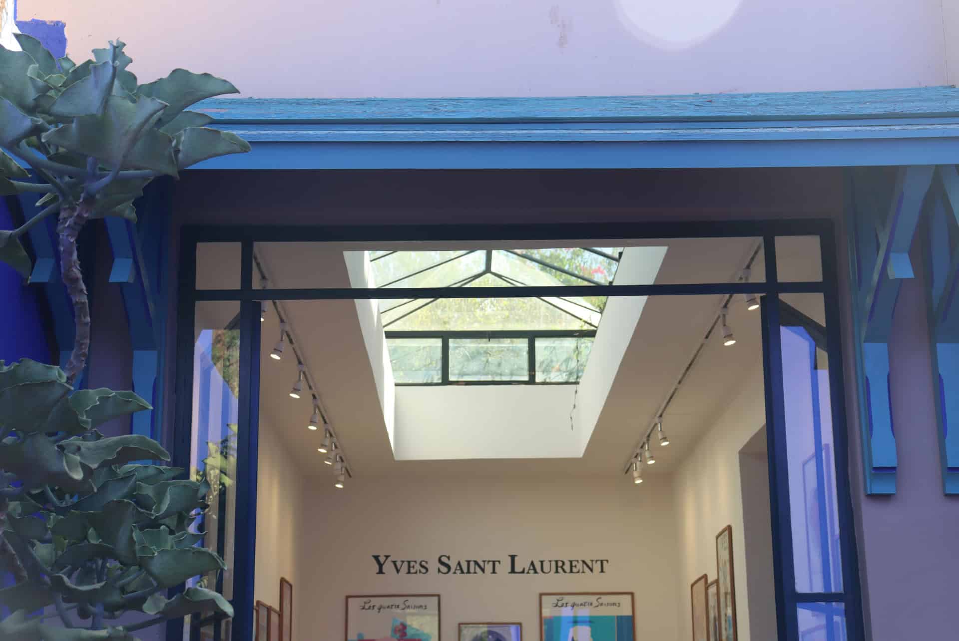 interieur musee yves saint laurent maroc