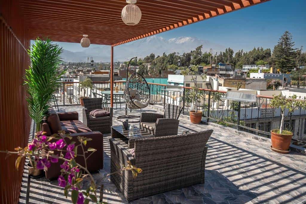 hotel maison du soleil terrasse