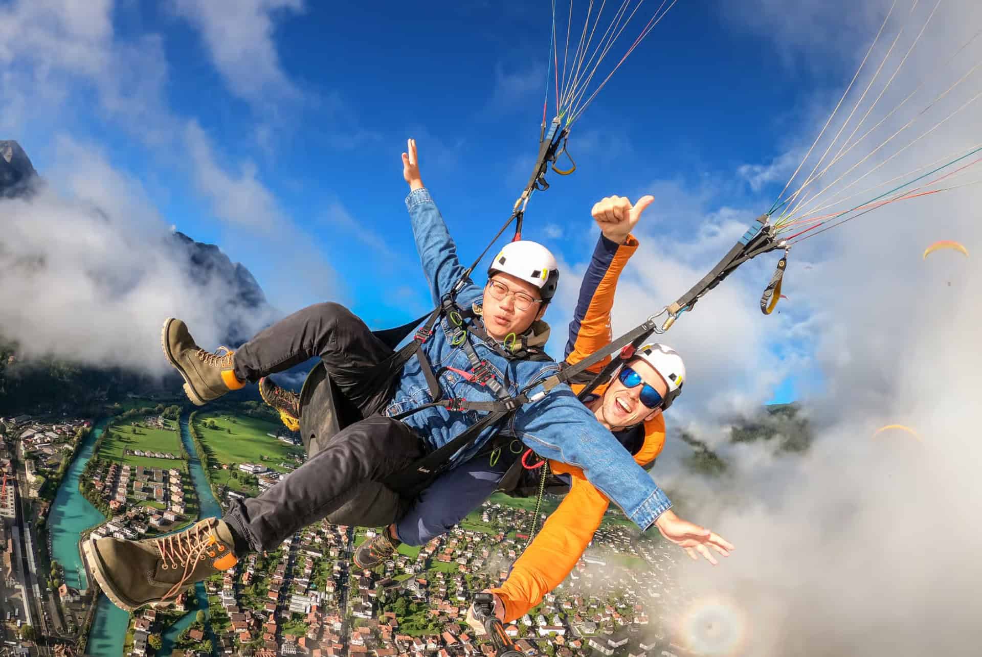 Vol en parapente