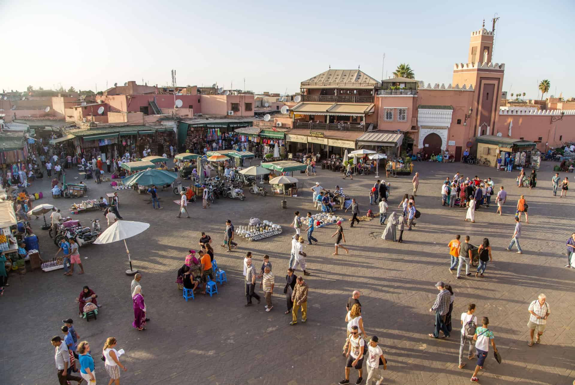 jemaa el fna maroc en octobre