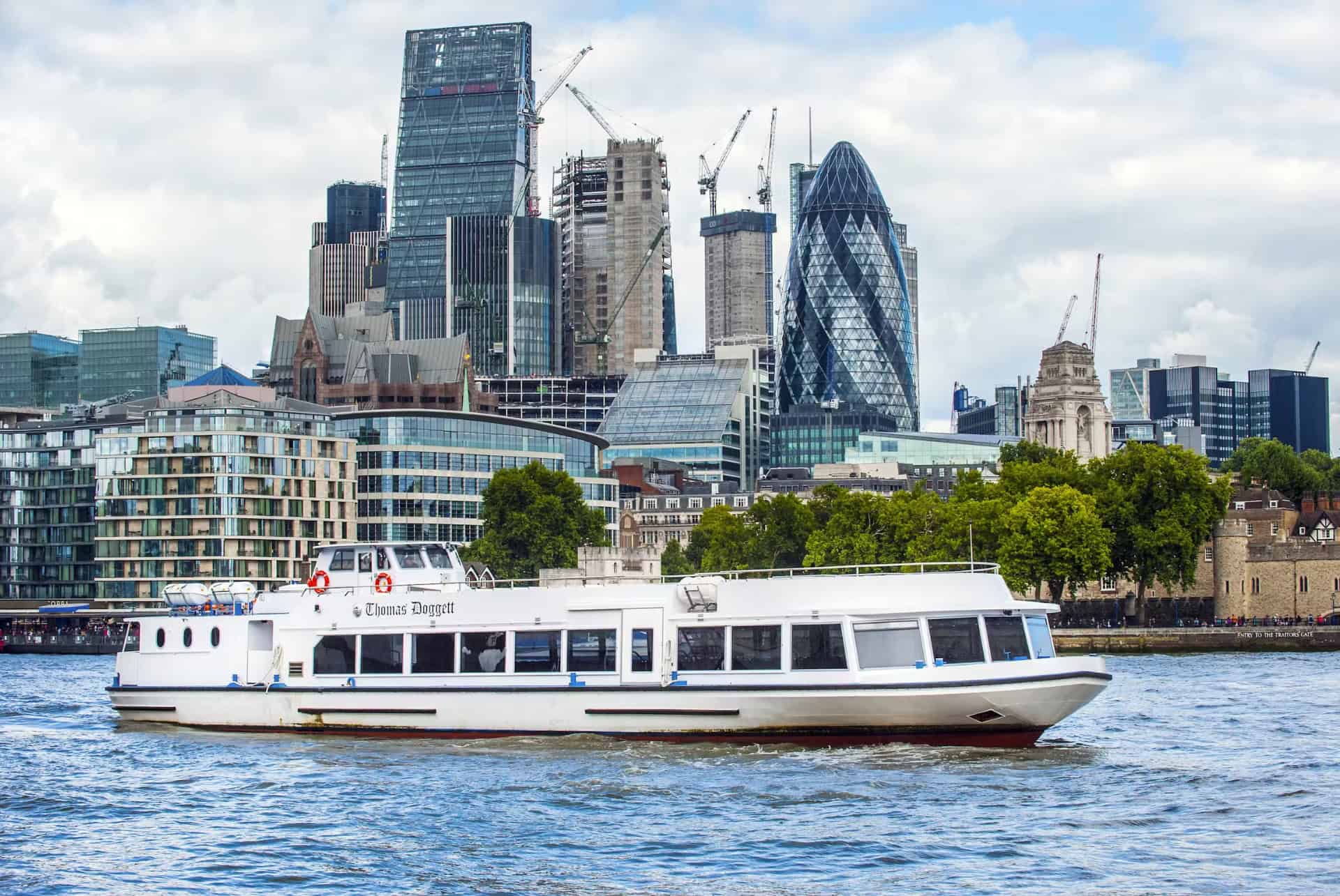 The Shard et croisière sur la Tamise