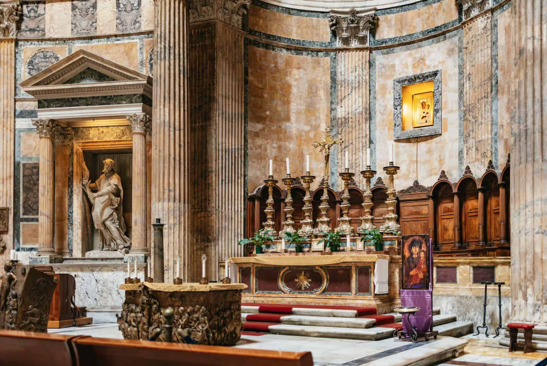pantheon de rome interieur