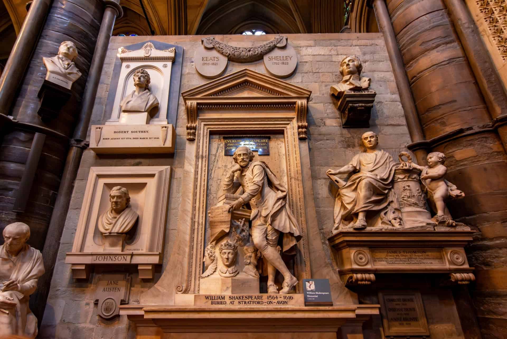 poets corner westminster abbey