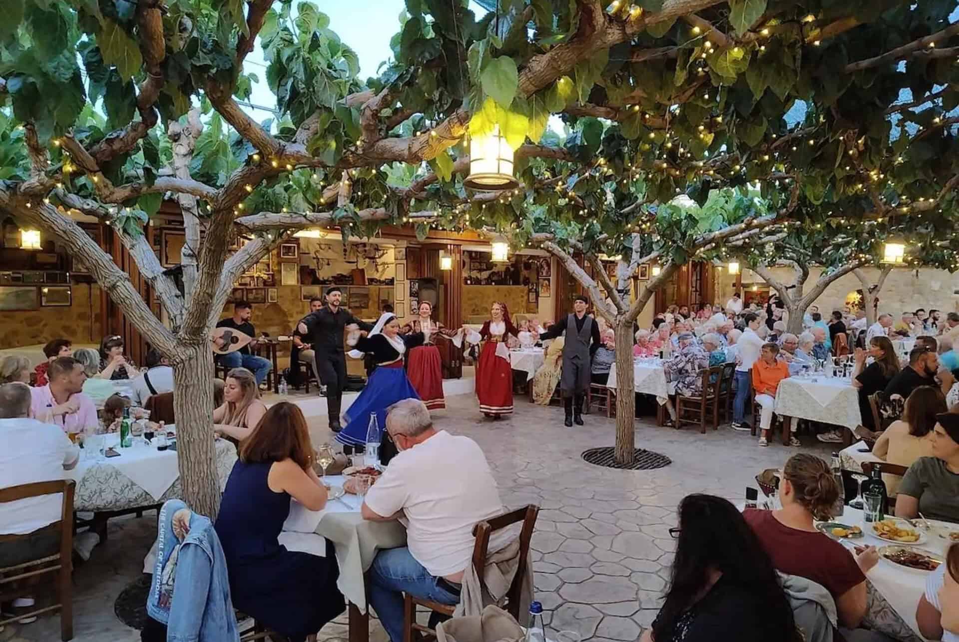 Soirée crétoise typique à Réthymnon