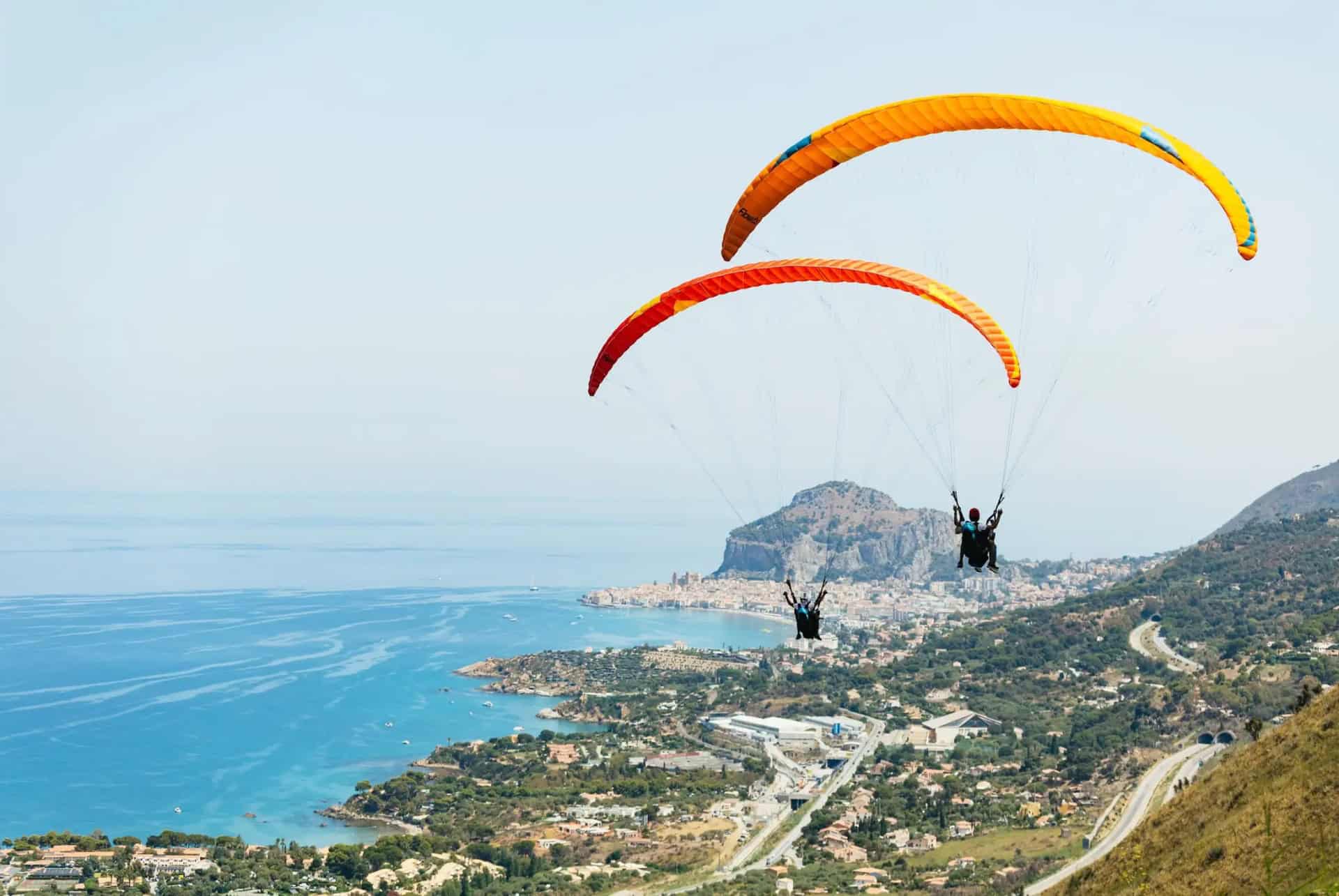 Vol en parapente en tandem