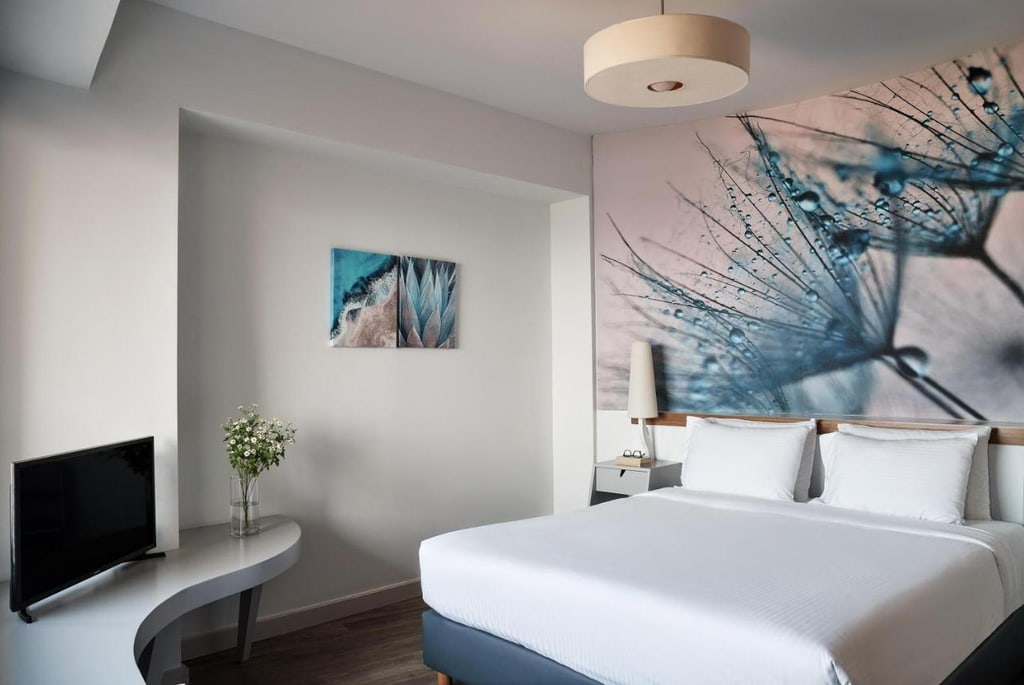 Chambre double lumineuse au Lato Boutique Hotel à Héraklion
