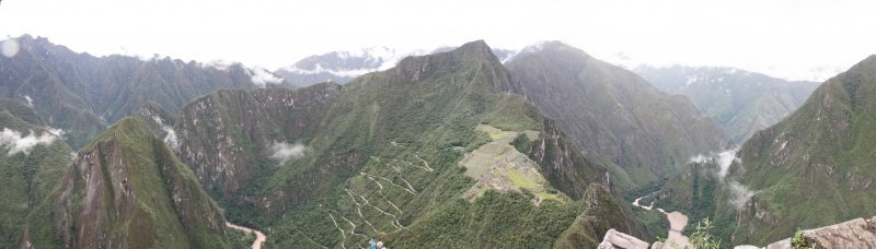 Panorama du Machu Picchu depuis Huayna Picchu