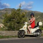 Motocyclette Sicile Italie