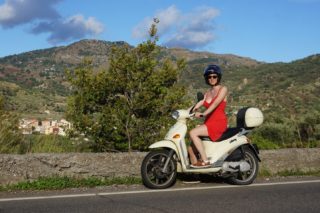 Motocyclette Sicile Italie