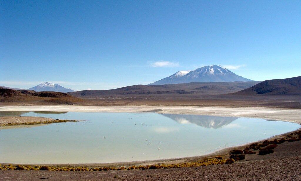 Lagune, Uyuni, desert, Salar, Bolivie