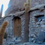 Cactus, maison, Uyuni, Bolivie