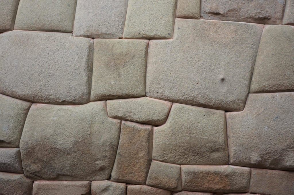 Mur typique inca, Cuzco, Pérou