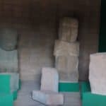 Tiahuanaco, musée, stèles, monolithes, Bolivie