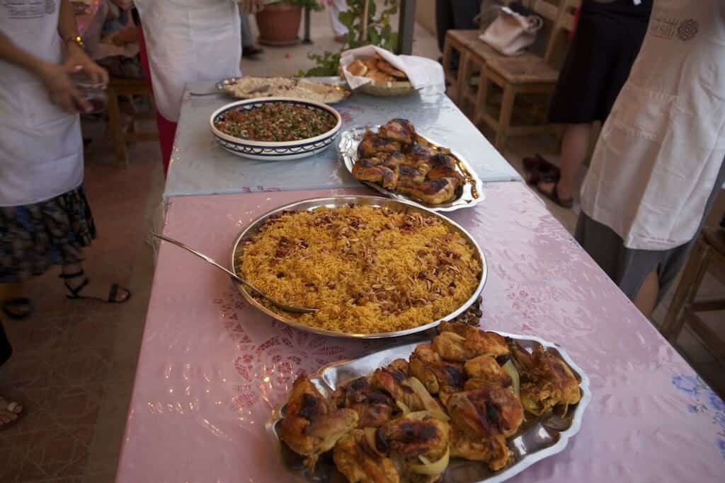 Cours cuisine jordanienne