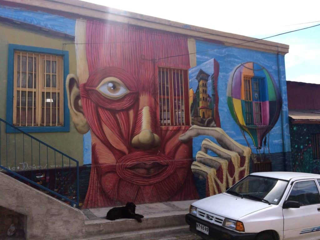 Valparaiso, Chili, graffiti, Street Art
