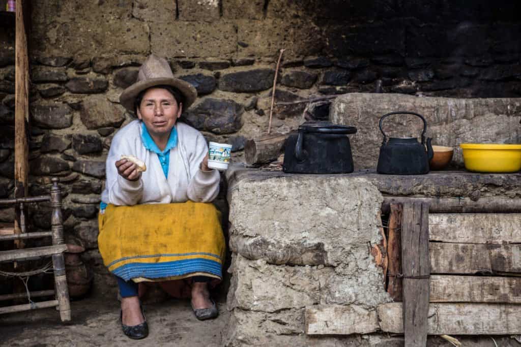 cuisinière, Andes, Pérou