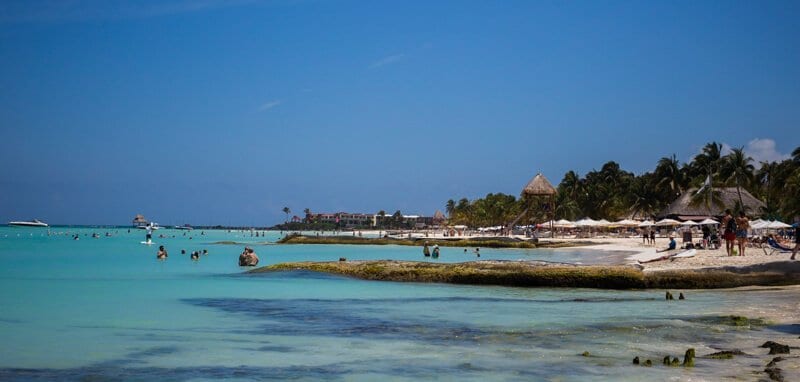 Isla Mujeres, Mexique, Yucatan, plage
