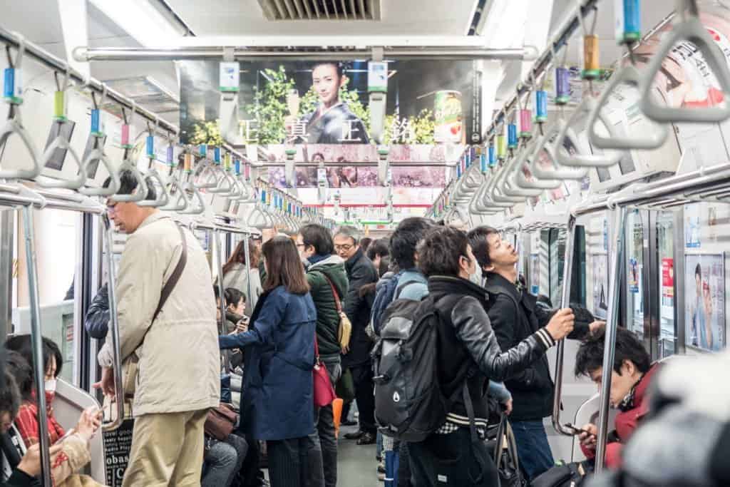 Japon, Tokyo, train, métro, transport