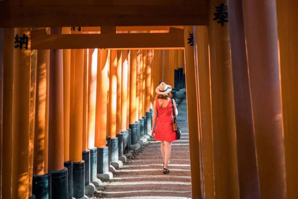 Japon, Kyoto, excursions, visites, jour, train, Fushimi