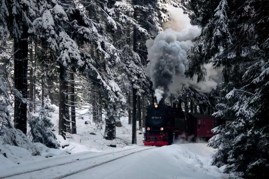 Allemagne, voyage, Harz, nature, colombage, parc, réserve, train à vapeur