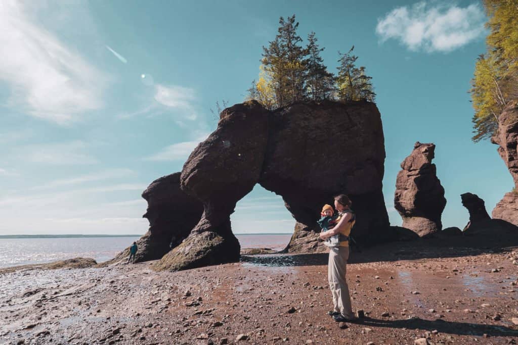 Nouveau Brunswick, Canada, voyage, roadtrip, Baie de Fundy, Hopewell Rocks