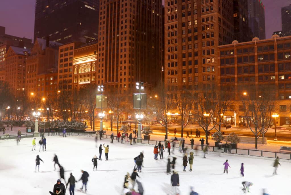 patin a glace quand partir chicago