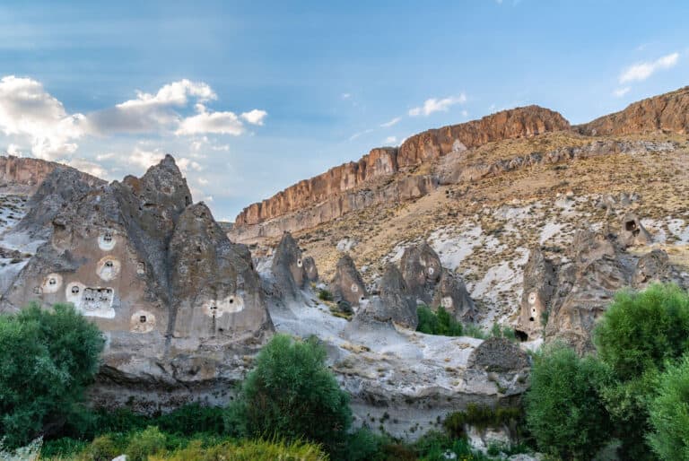 Vol en montgolfière dans la vallée de Soğanlı au lever du soleil