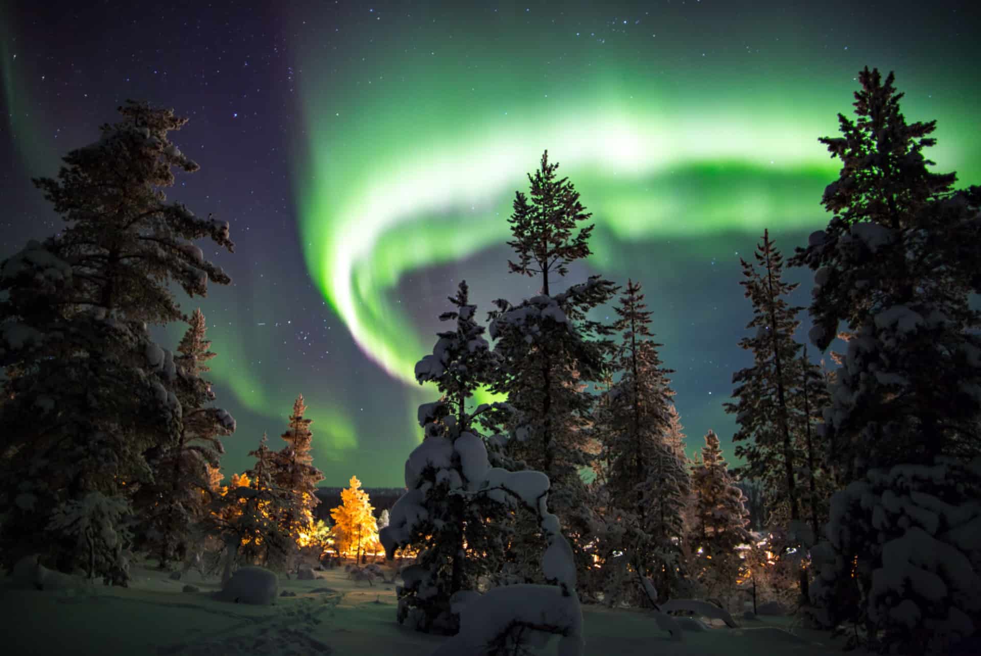 aurores boreales en finlande
