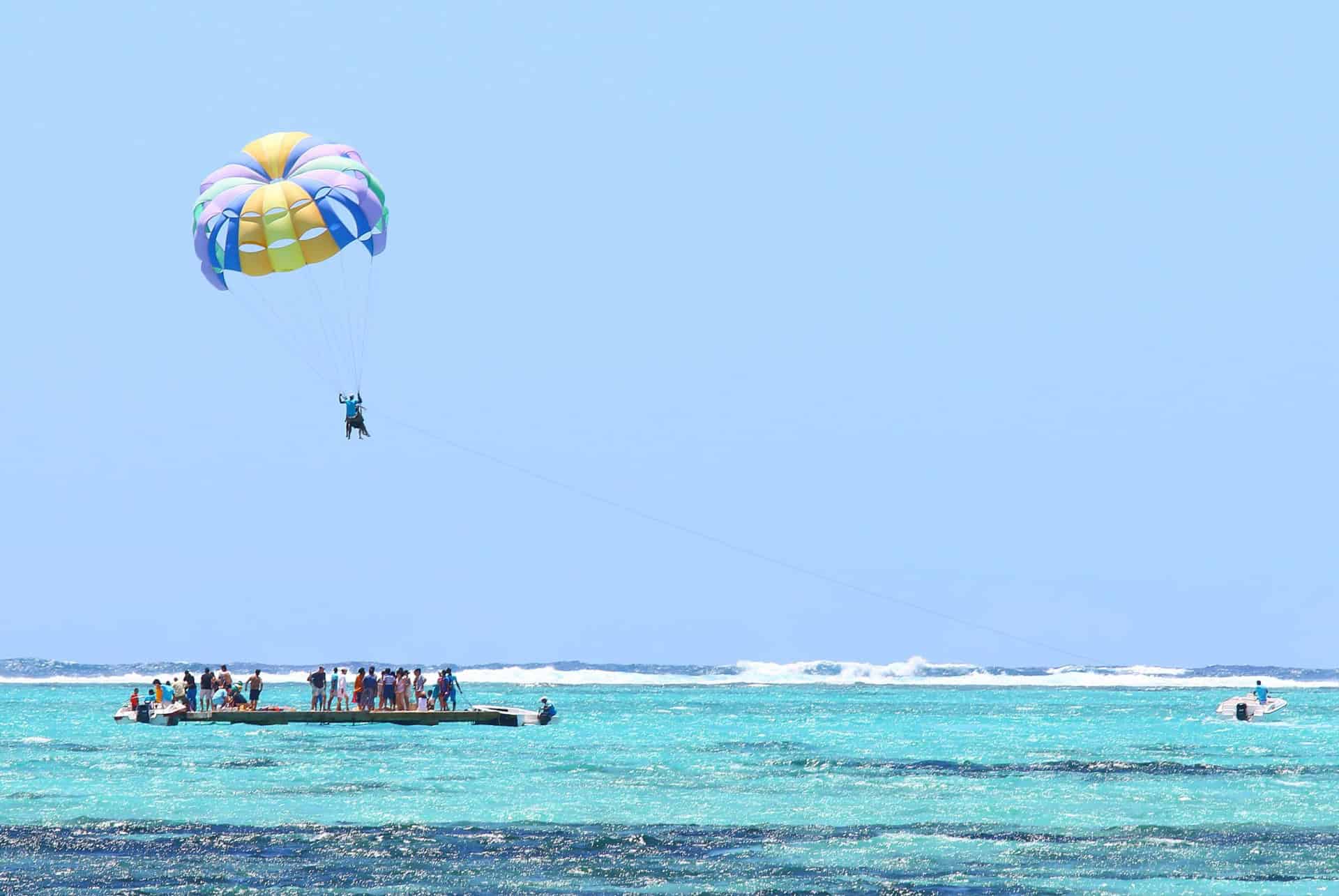 parachute ascensionnel ile maurice